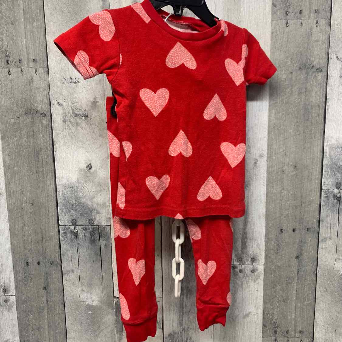 Size 18 Months Red/Pink Just One You 2pc PJs