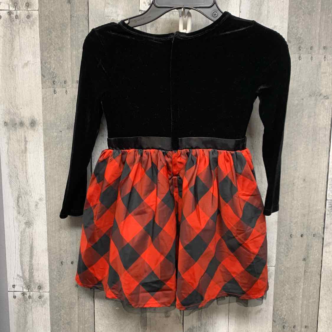 Size 4T Black/Red Cat & Jack Dress - Party