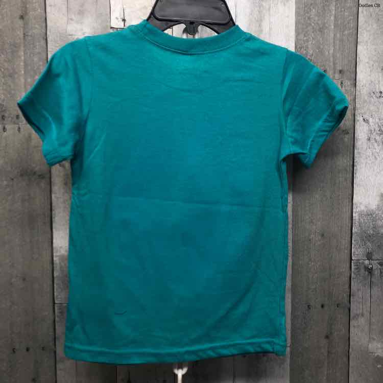 Size 5 Teal Graphic Little Rebels T Shirt
