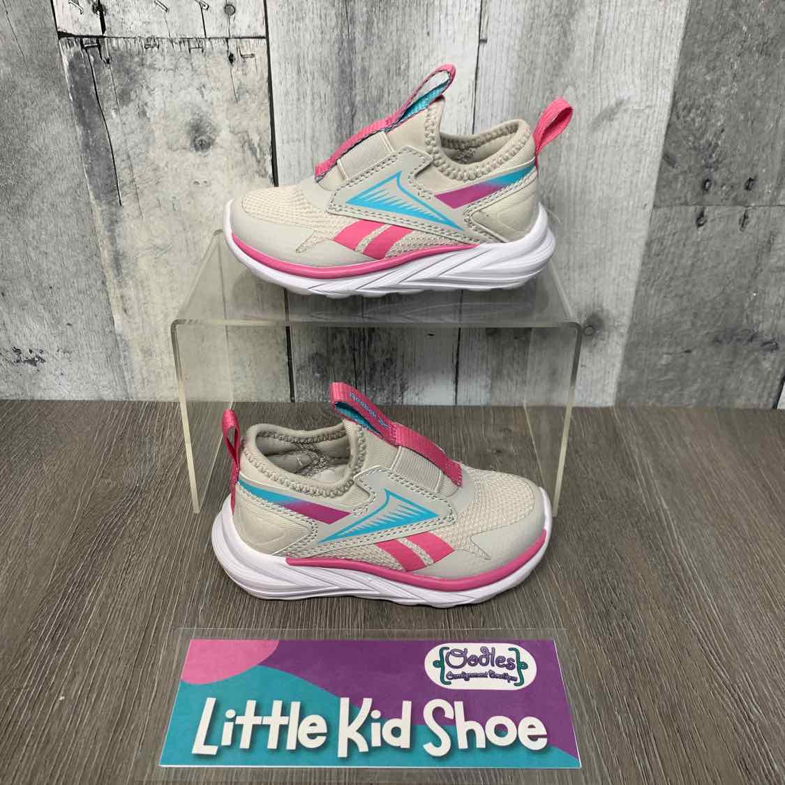 Size 6 Gray/Pink Reebok Sneakers