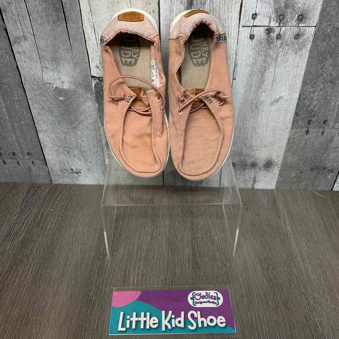 Size 13 Pink Hey Dude Loafers