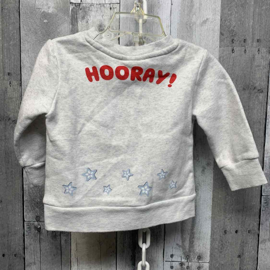 Size 12 Months Gray Graphic Disney Sweat Shirt