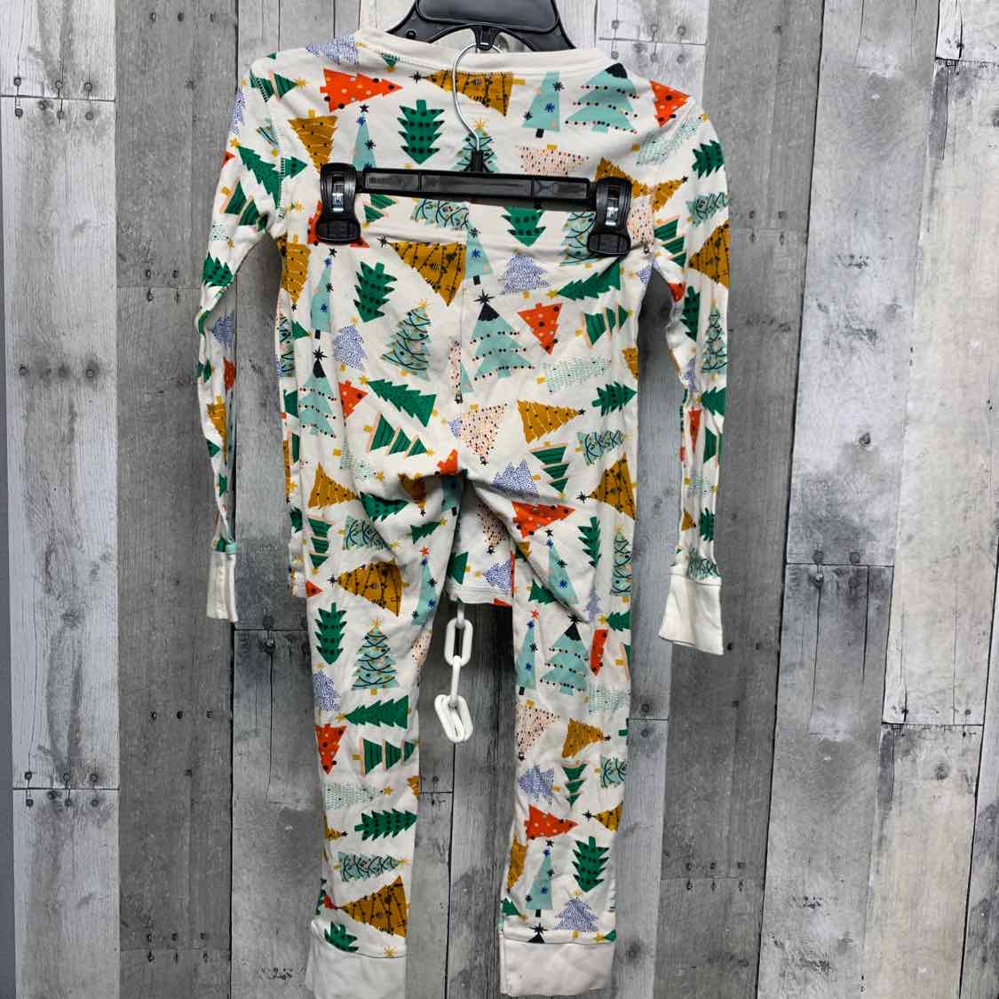 Size 8 White Print Old Navy 2pc PJs