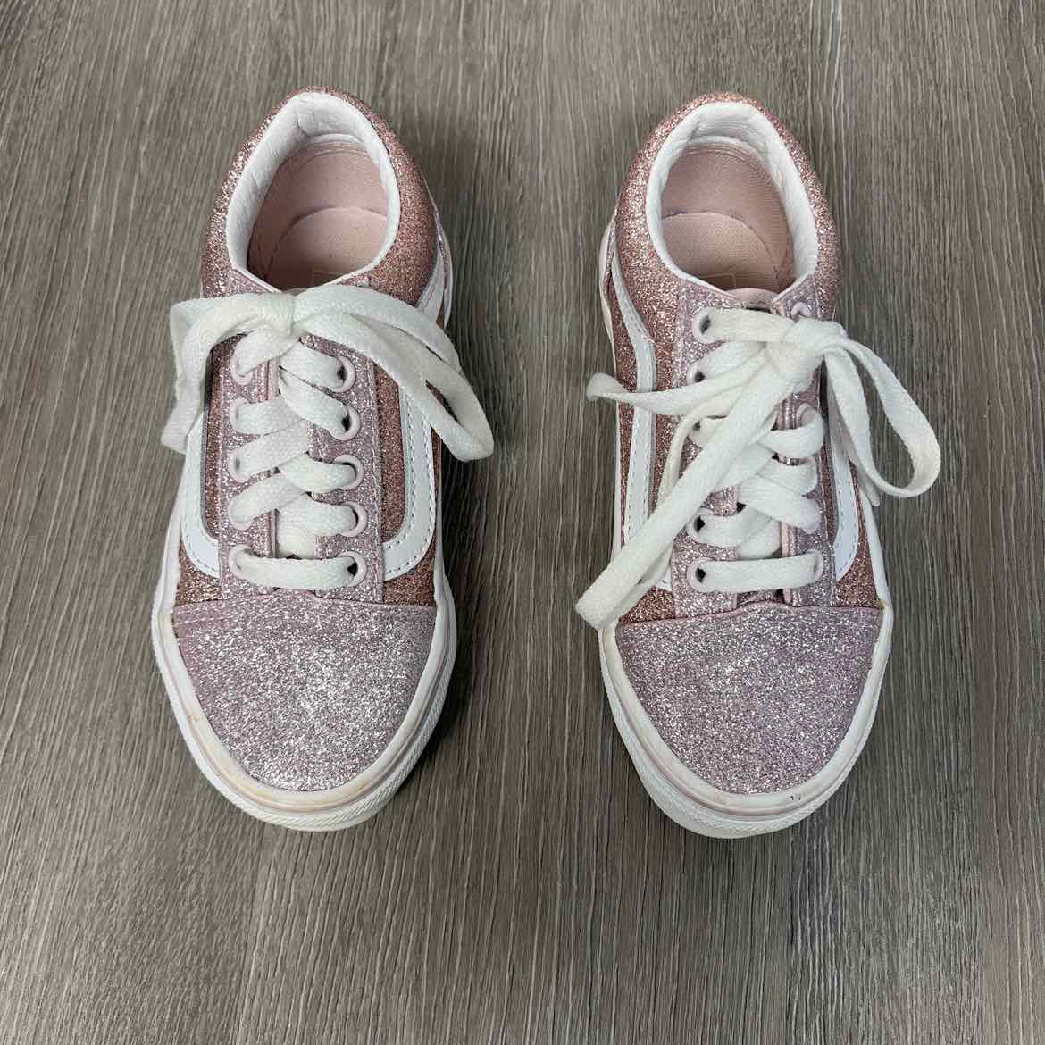 Size 11 Pink/White Vans Sneakers