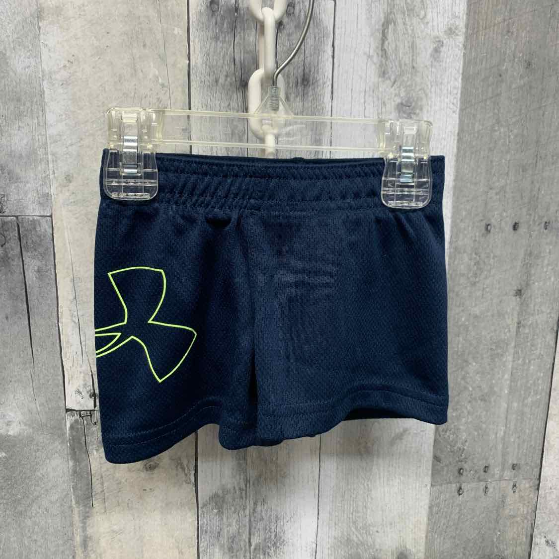 Size 3 Months Navy/Green Sport Brand Shorts - Athletic - OodlesCB