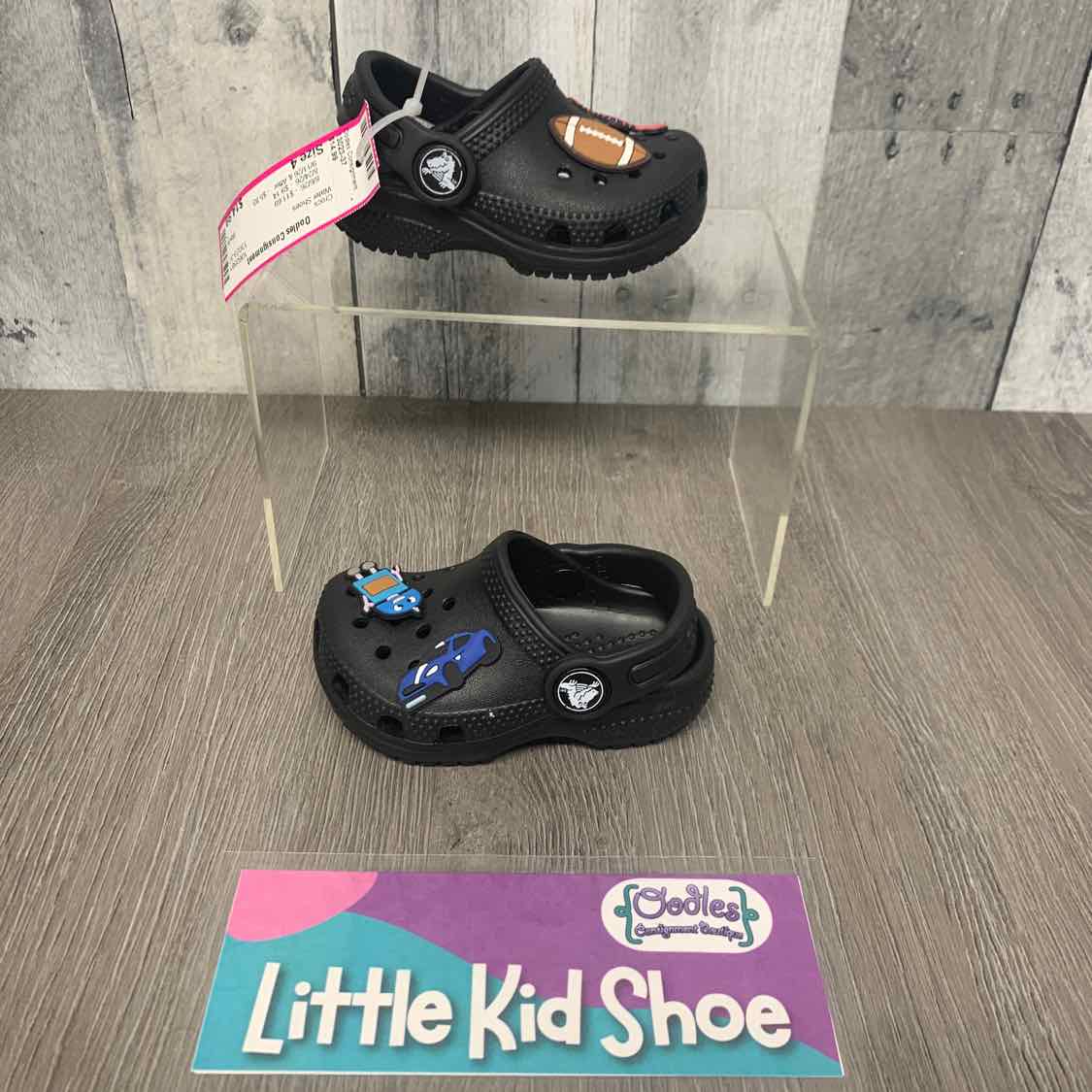 Size 4 Black Crocs Water Shoes