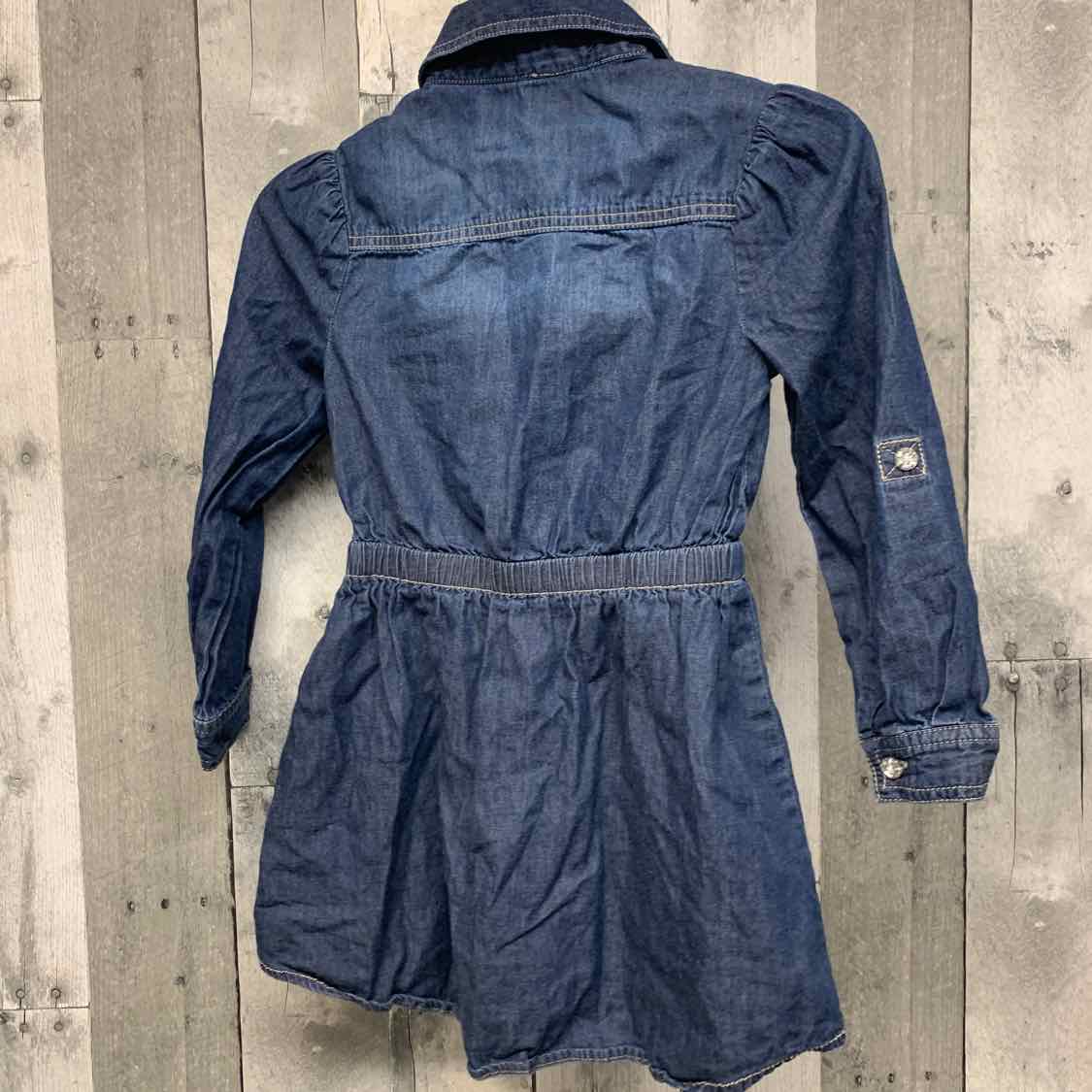 Size 6 Denim Guess LS Dress