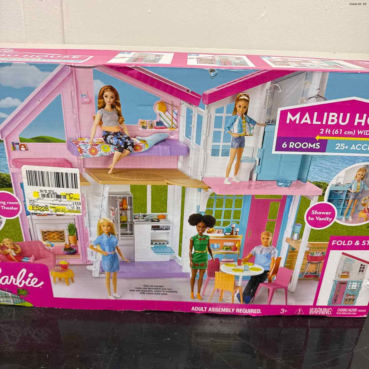 Barbie Pink/White Dollhouse