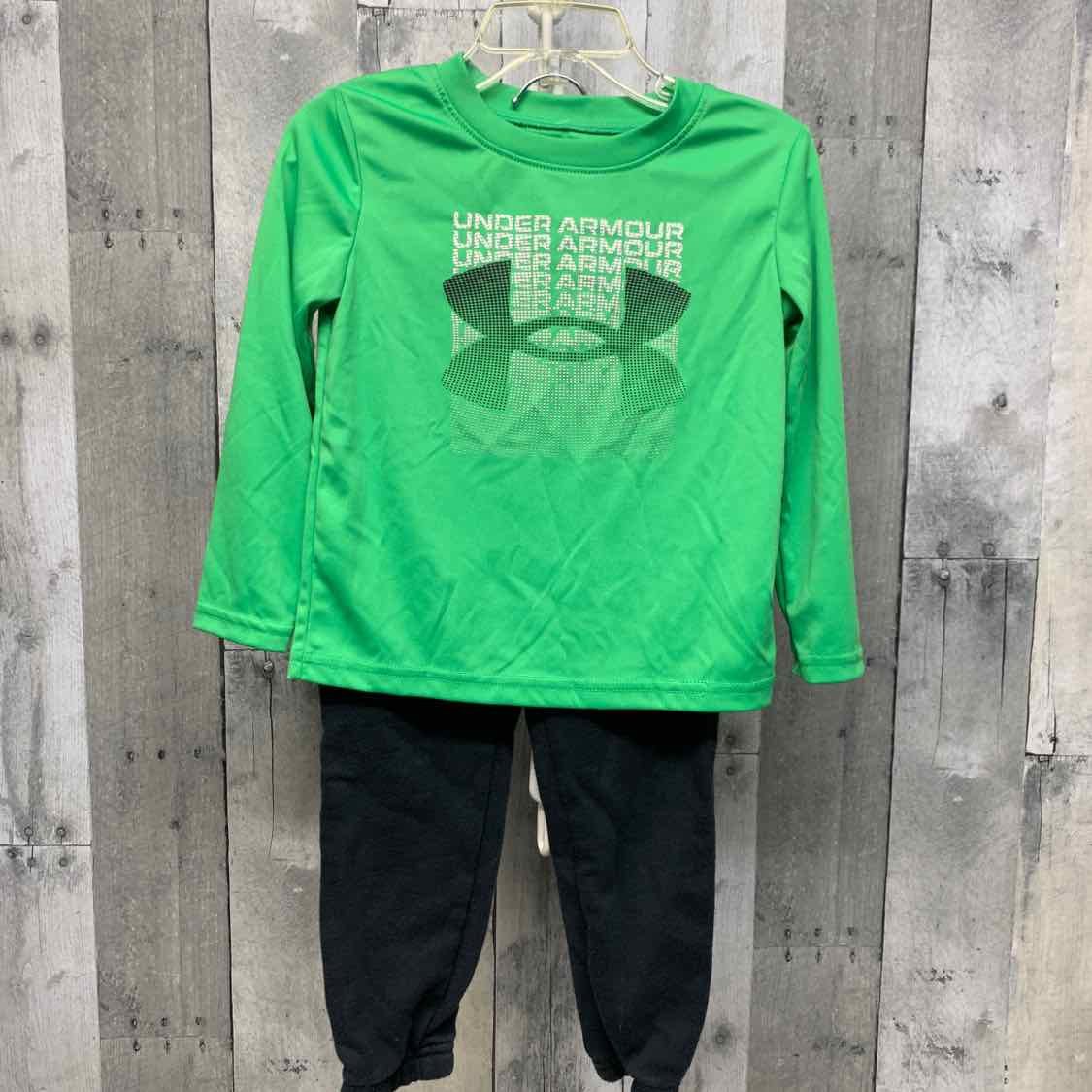Size 2T Green/Black Sport Brand Shirt/Pants