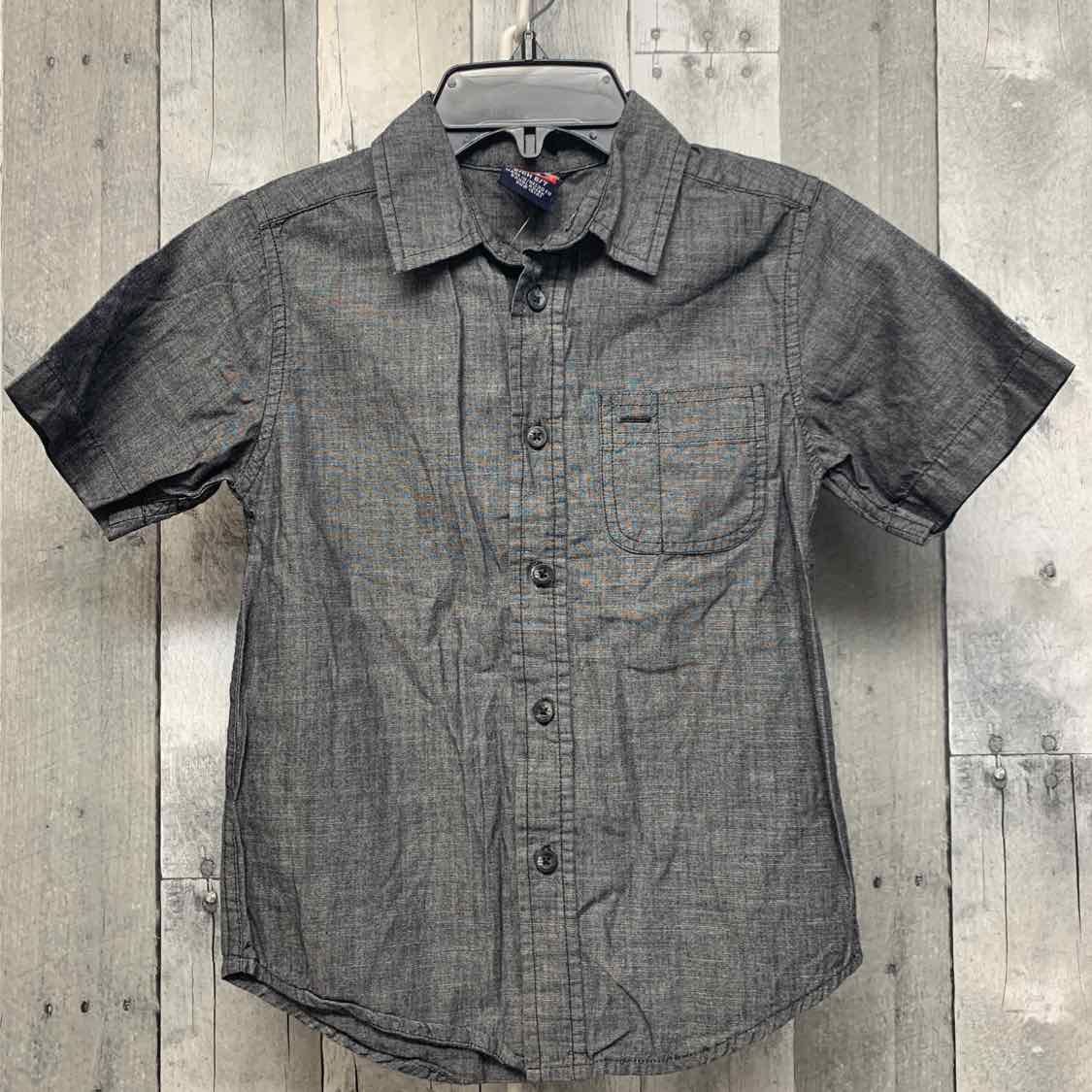 Size 6/7 Black Denim Wrangler Button Up