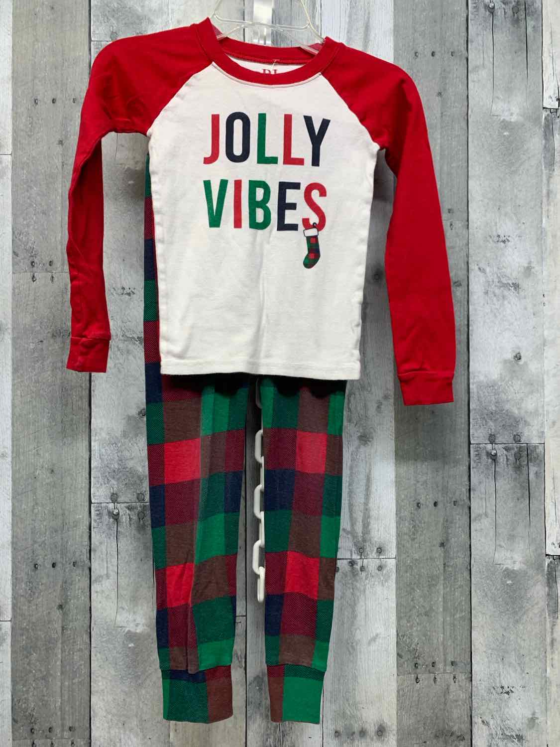 Size 6 White/Red Children's Place 2pc PJs