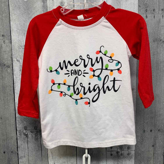Size 2T Red/White B Brand Long Sleeve Shirt