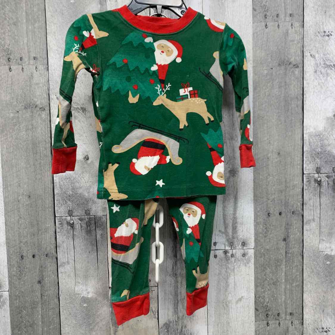 Size 18 Months Green/Red Carter's 2pc PJs