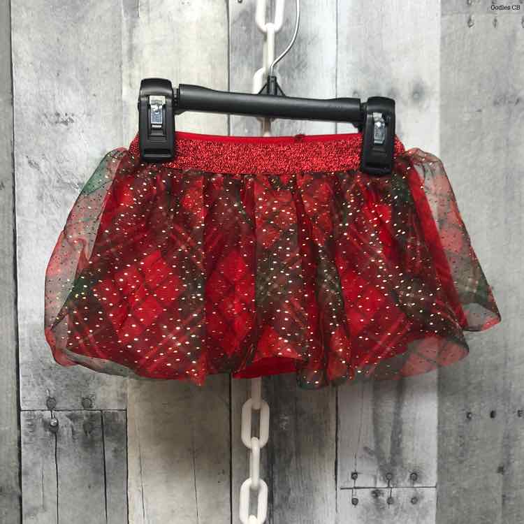 Size 3-6 Months Red/Green Holiday Brands Skirt