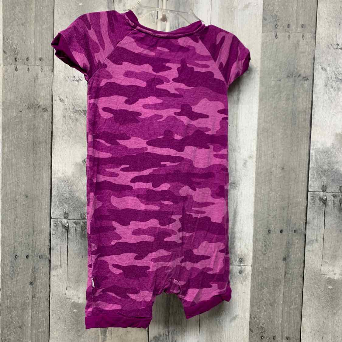 Size 18-24 Months Purple Print Little Sleepies Romper