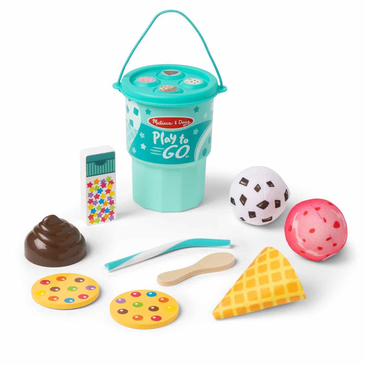 Melissa & Doug Play to Go - Ice Cream Play Set