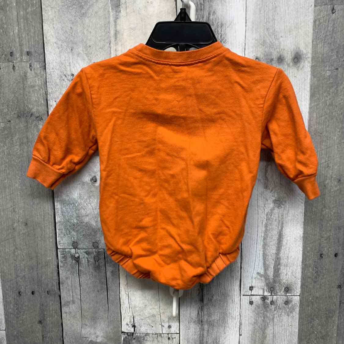 Size 3-6 Months Orange/Black Child of Mine Romper
