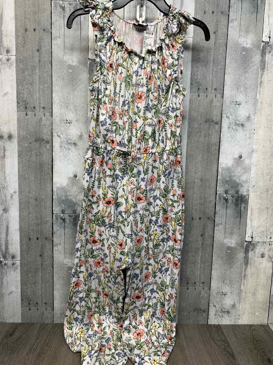 Size 12 White/Green Picapino Romper