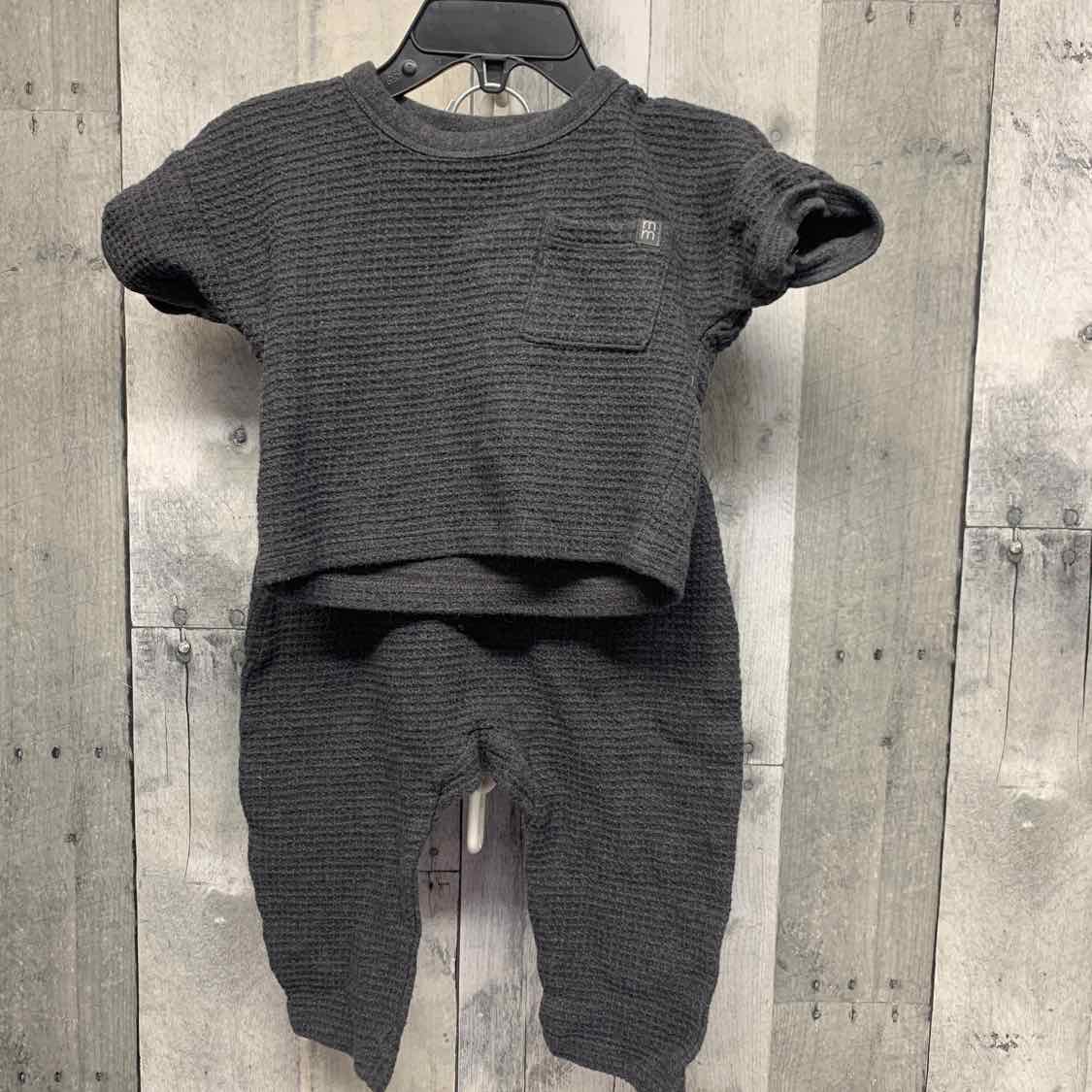 Size 12 Months Gray Modern Moments by Gerber Shirt/Pants