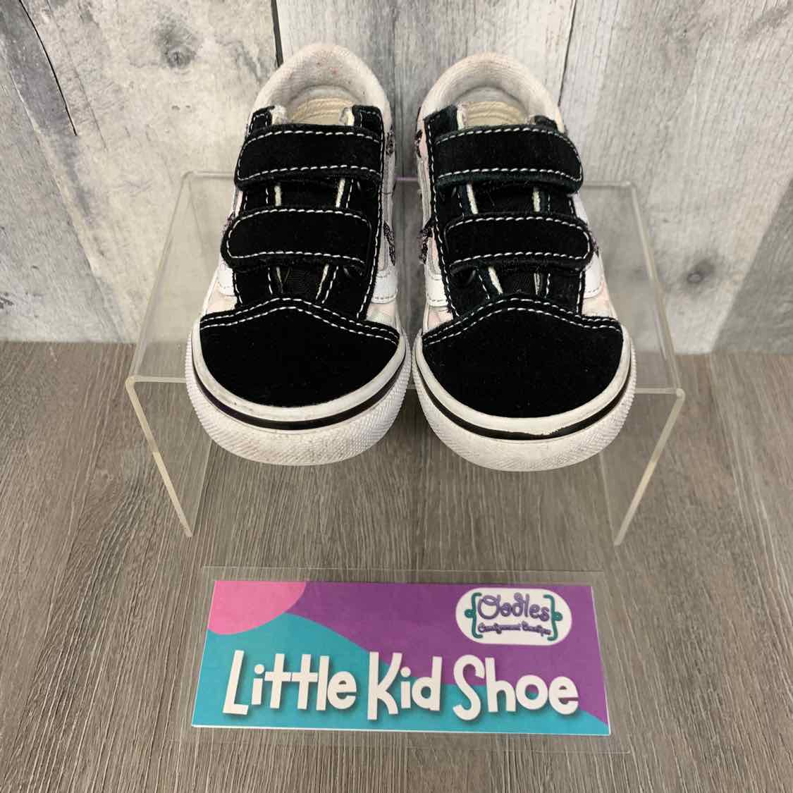 Size 5 Black/Pink Vans Sneakers