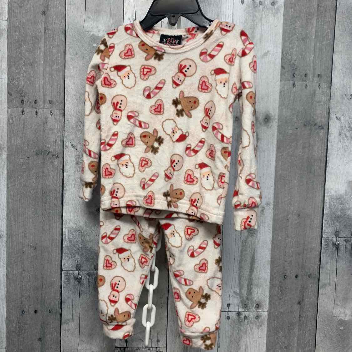 Size 18 Months Ivory/Red Holiday Brands 2pc PJs