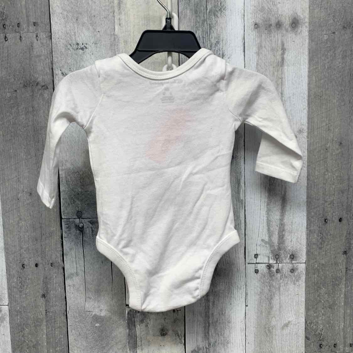 Size 3 Months White/Gray Champion Bodysuit