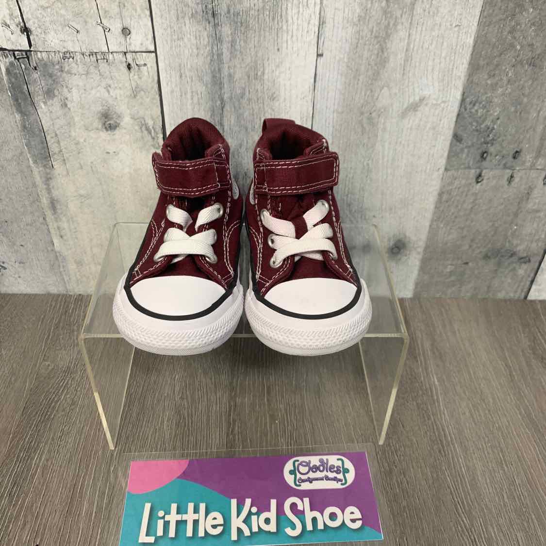 Size 5 Burgundy Converse Sneakers