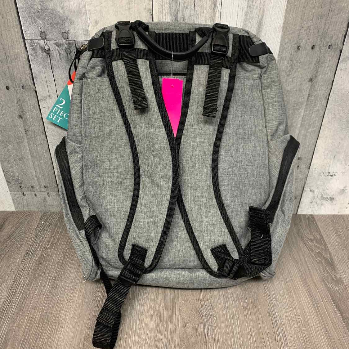 Eastsport Gray Diaper Bag