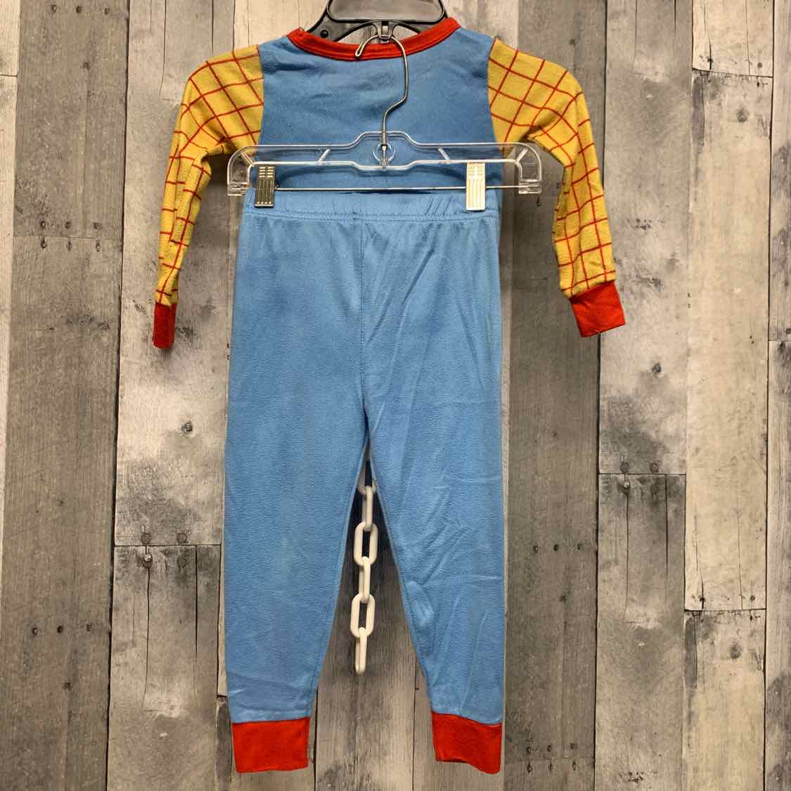 Size 4T Blue/Yellow Disney 2pc PJs