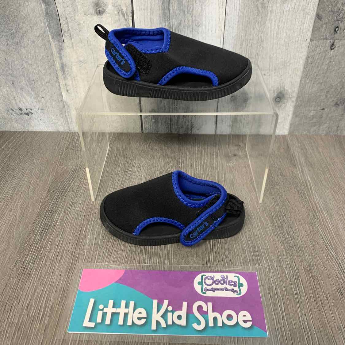 Size 5 Black/Blue Carter's Sandals