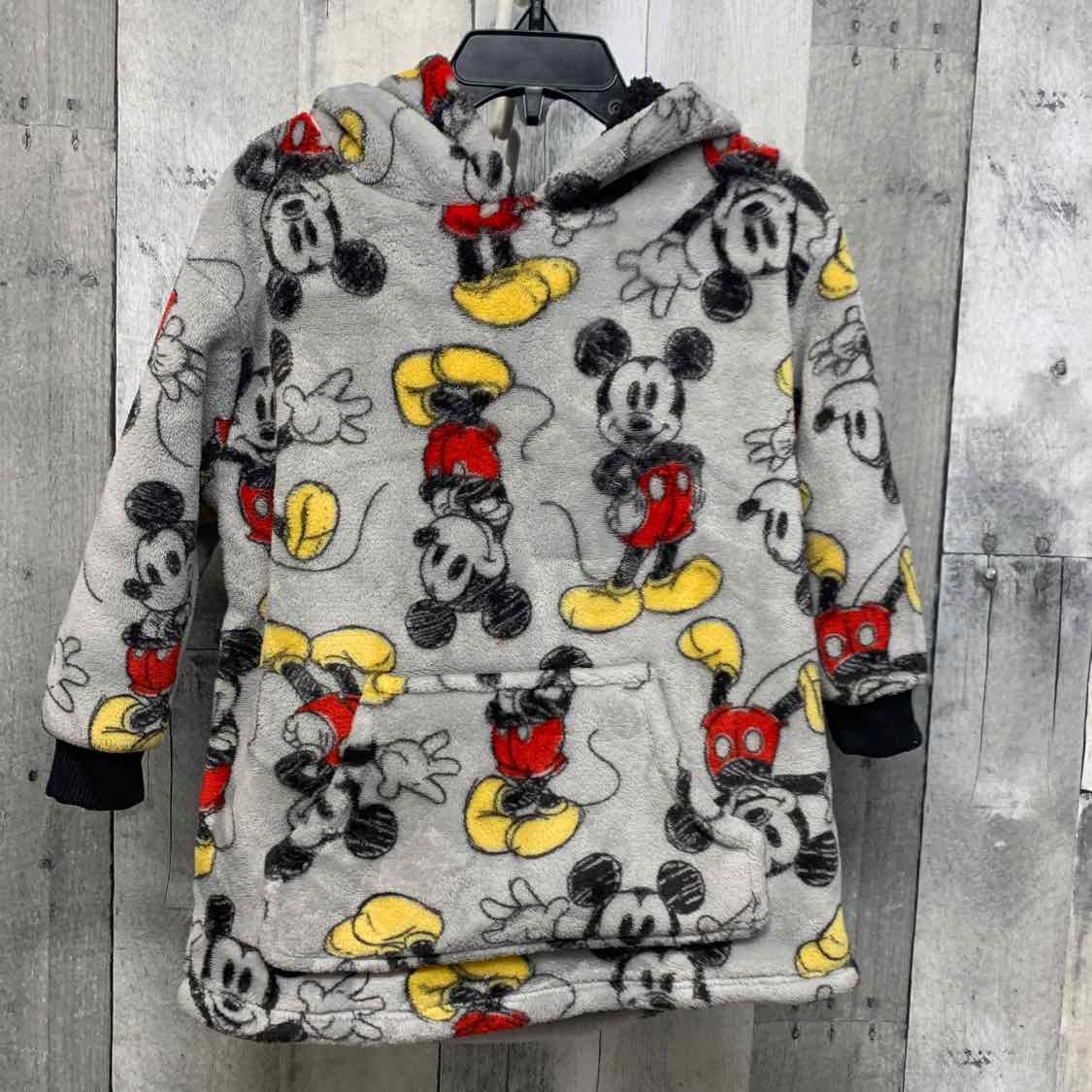 Size 3T Gray Print Disney Pull Over