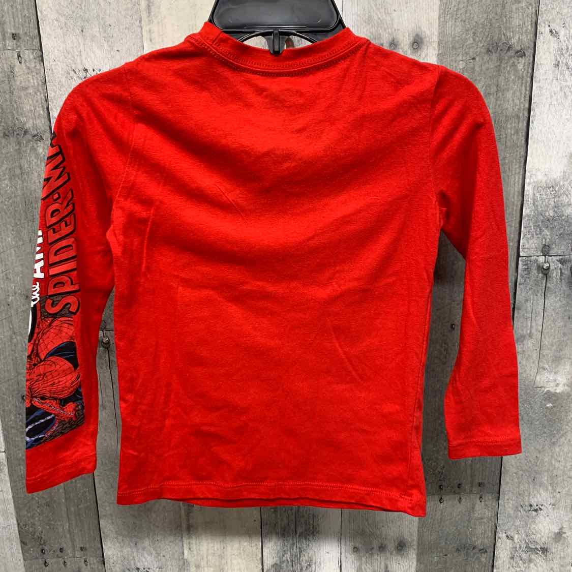 Size 4/5 Red Graphic Marvel Long Sleeve Shirt