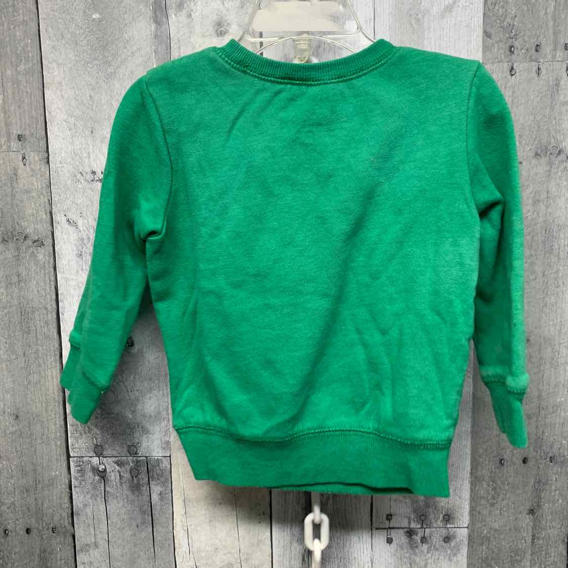Size 2T Green Graphic Jumping Beans Sweat Shirt