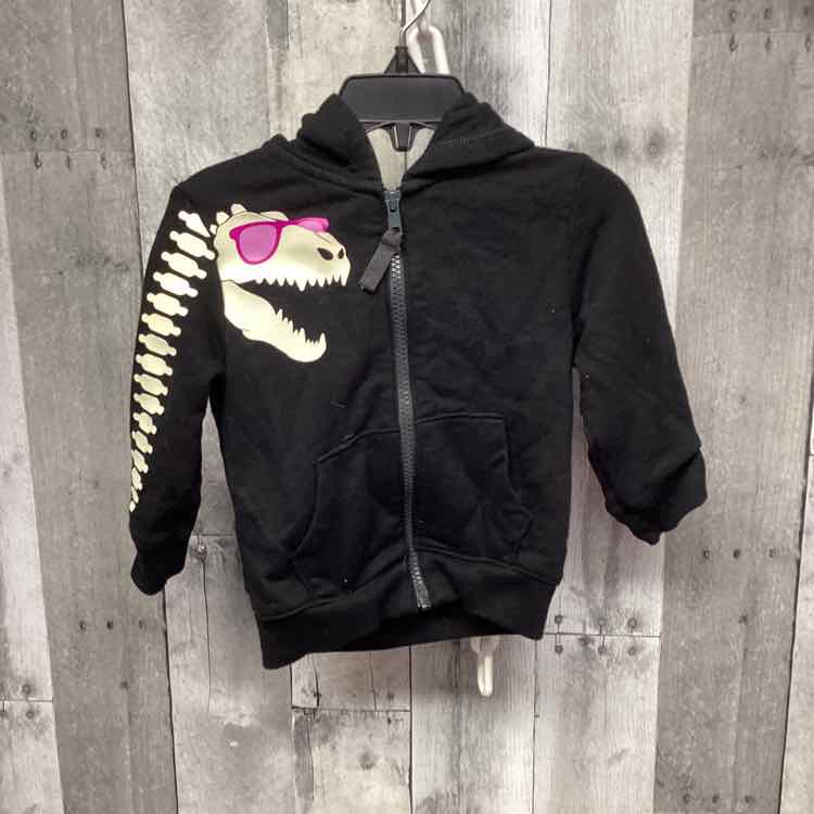 Size 18 Months Black Graphic Cat & Jack Light Jacket