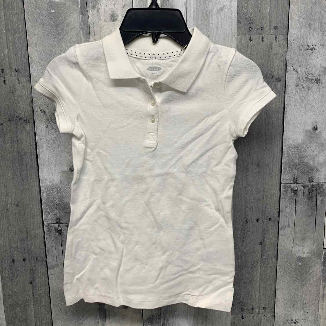 Size 6/7 White Old Navy Polo