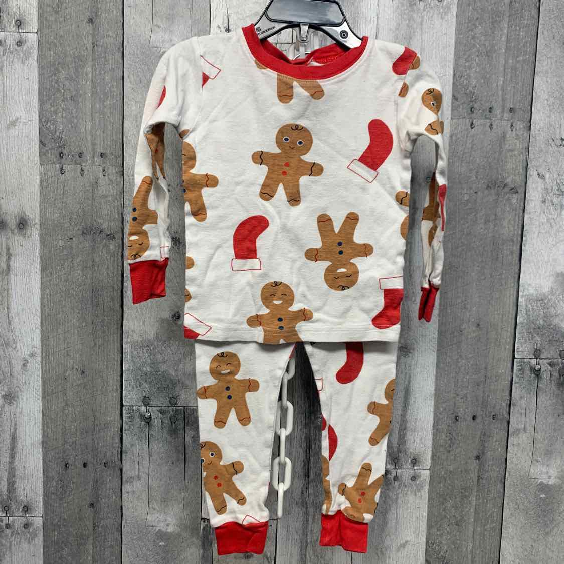 Size 24 Months White/Red Carter's 2pc PJs