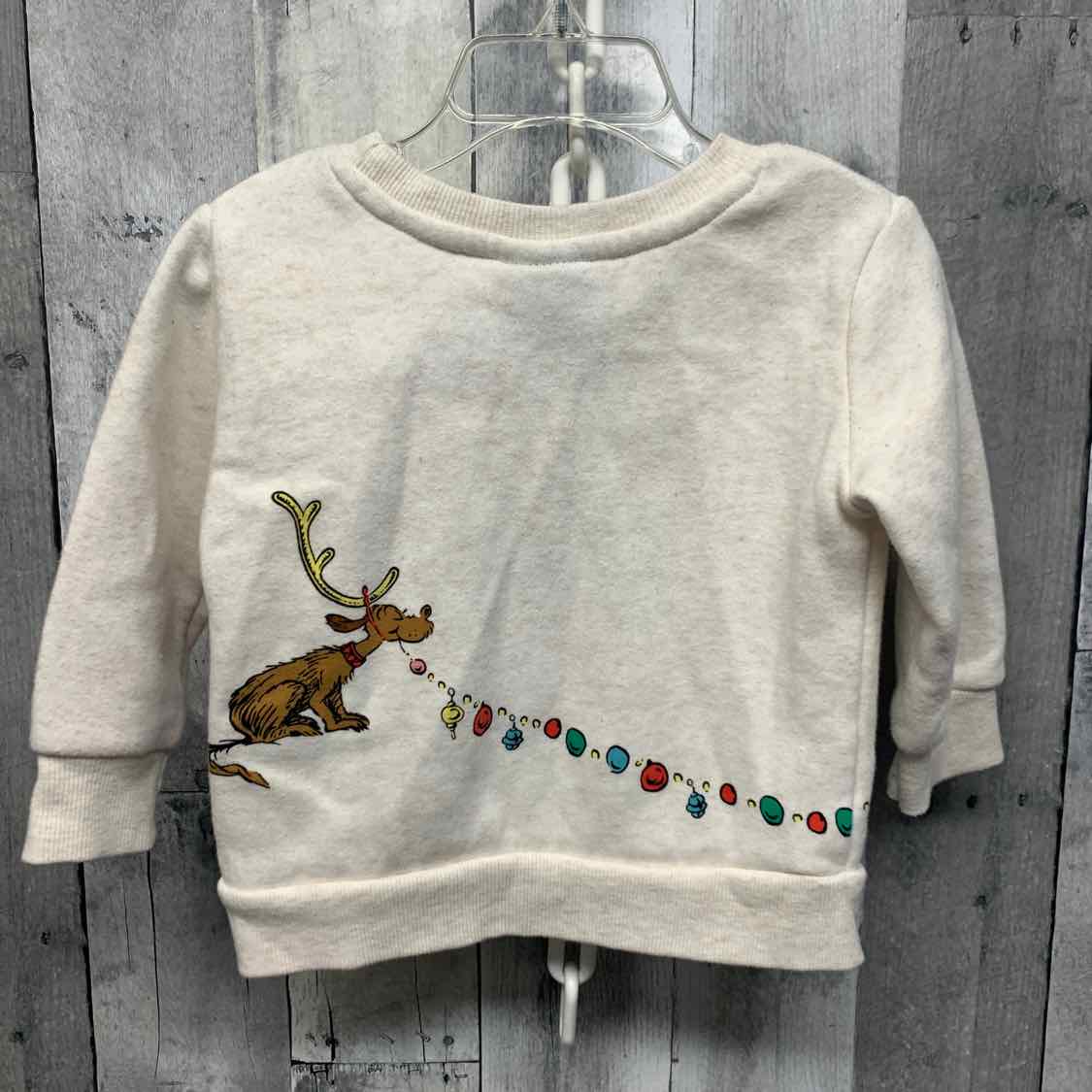 Size 18 Months Tan Graphic Dr Seuss Sweat Shirt