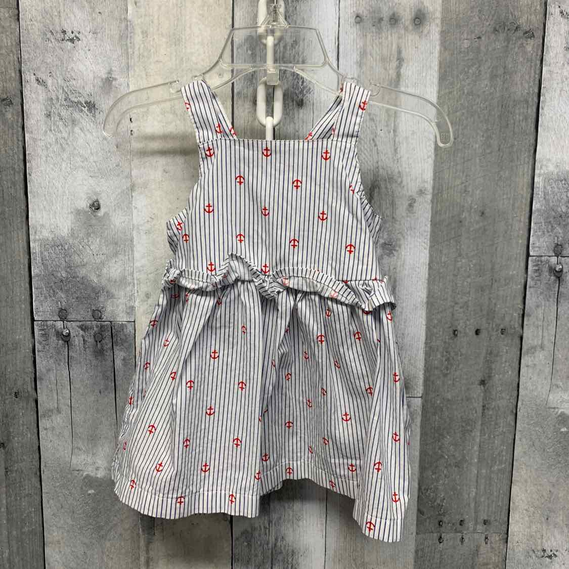 Size 6 Months Navy/White Just One You Dress