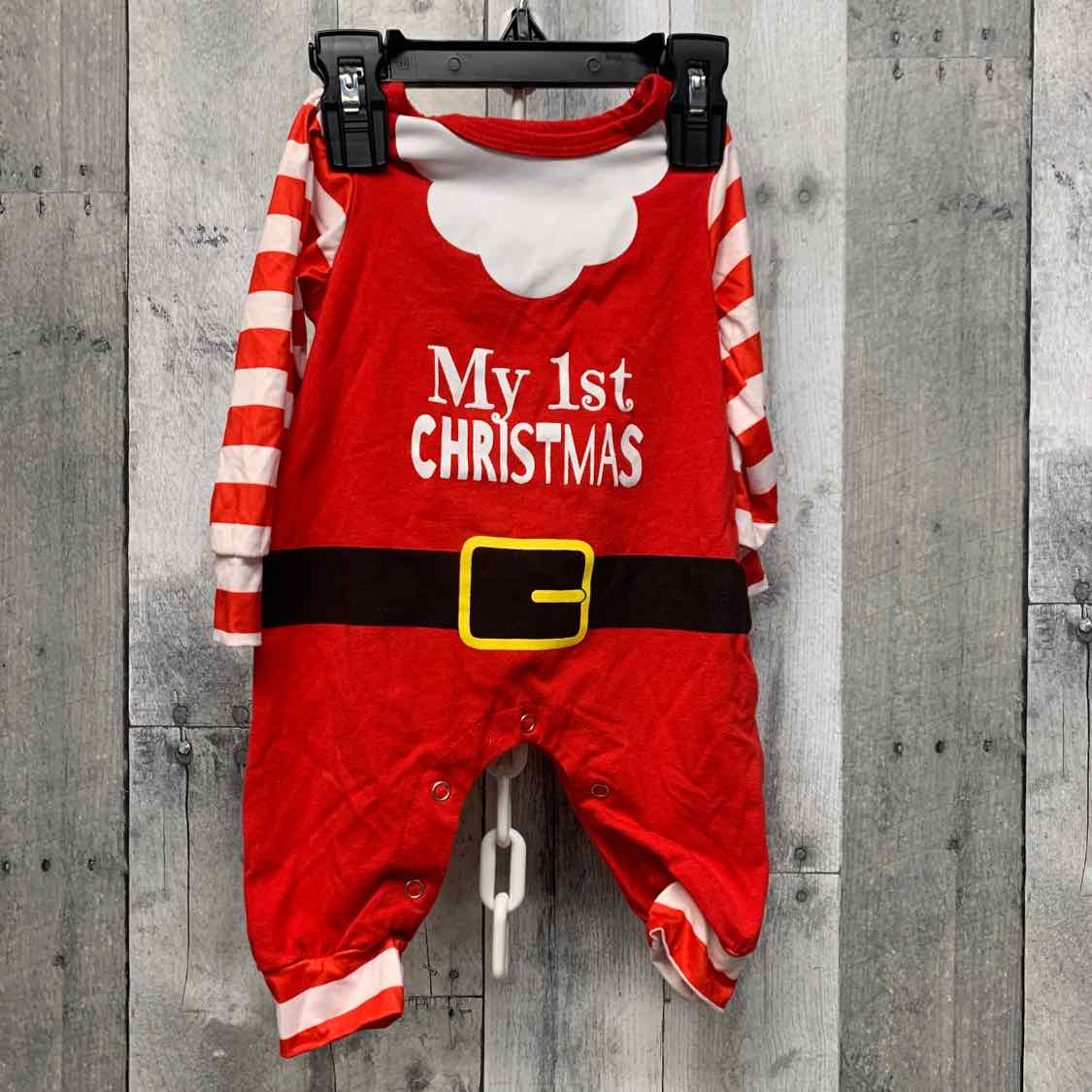 Size 6 Months Red/White Mid Brand Romper