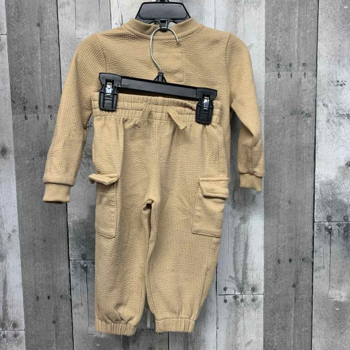 Size 18 Months Tan B Brand Sweats - 2pc