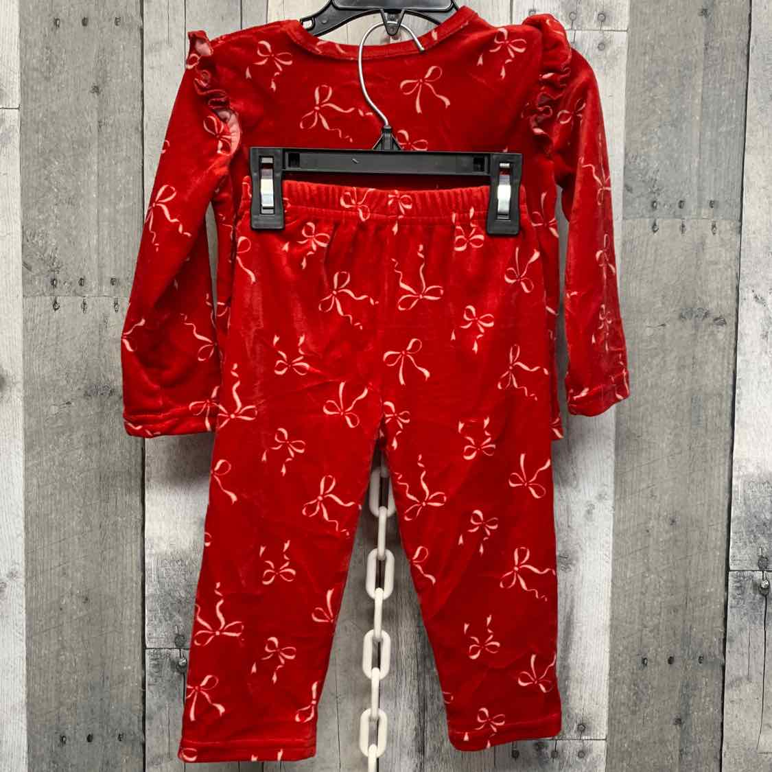 Size 18 Months Red Print Btween Shirt/Pants