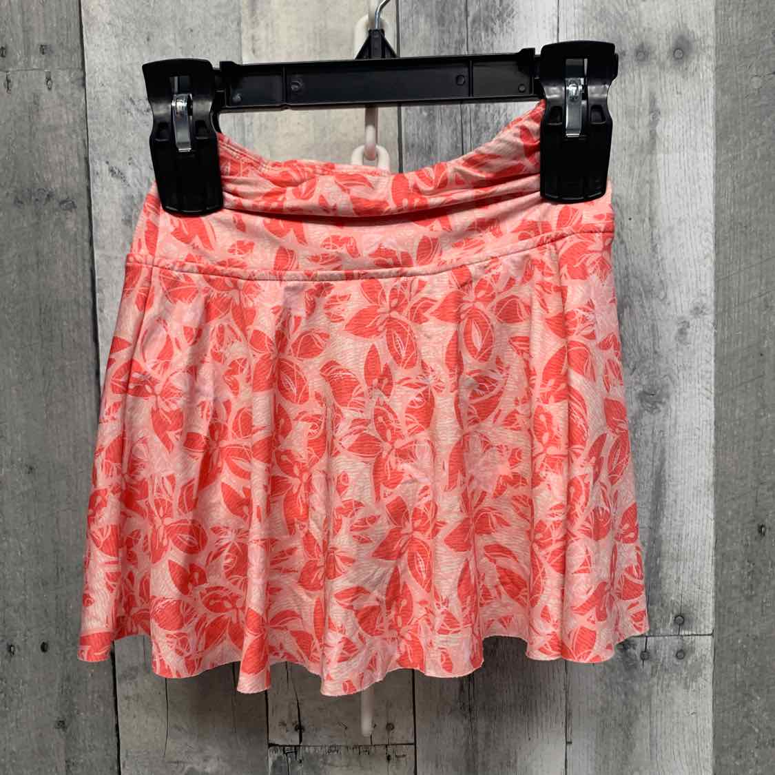 Size 6/6X Pink Floral Print BCG Skirt