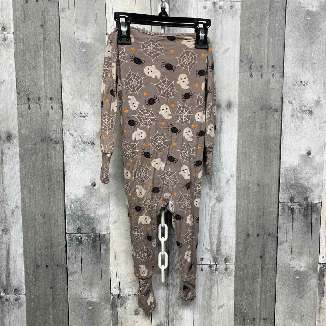 Size 6-12 Months Gray B Brand Footy PJs