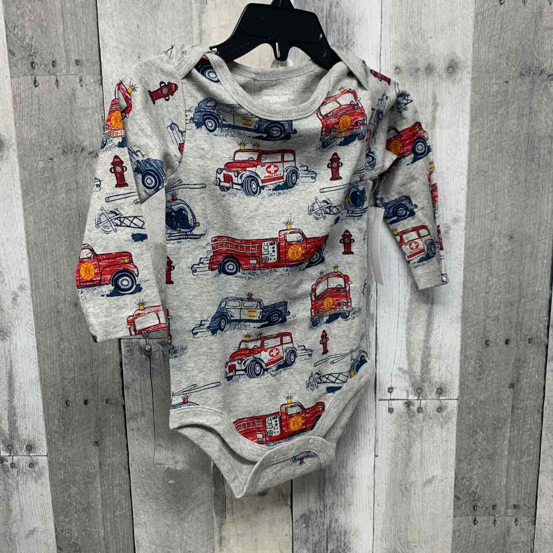 Size 12 Months Gray Graphic Members Mark Bodysuit