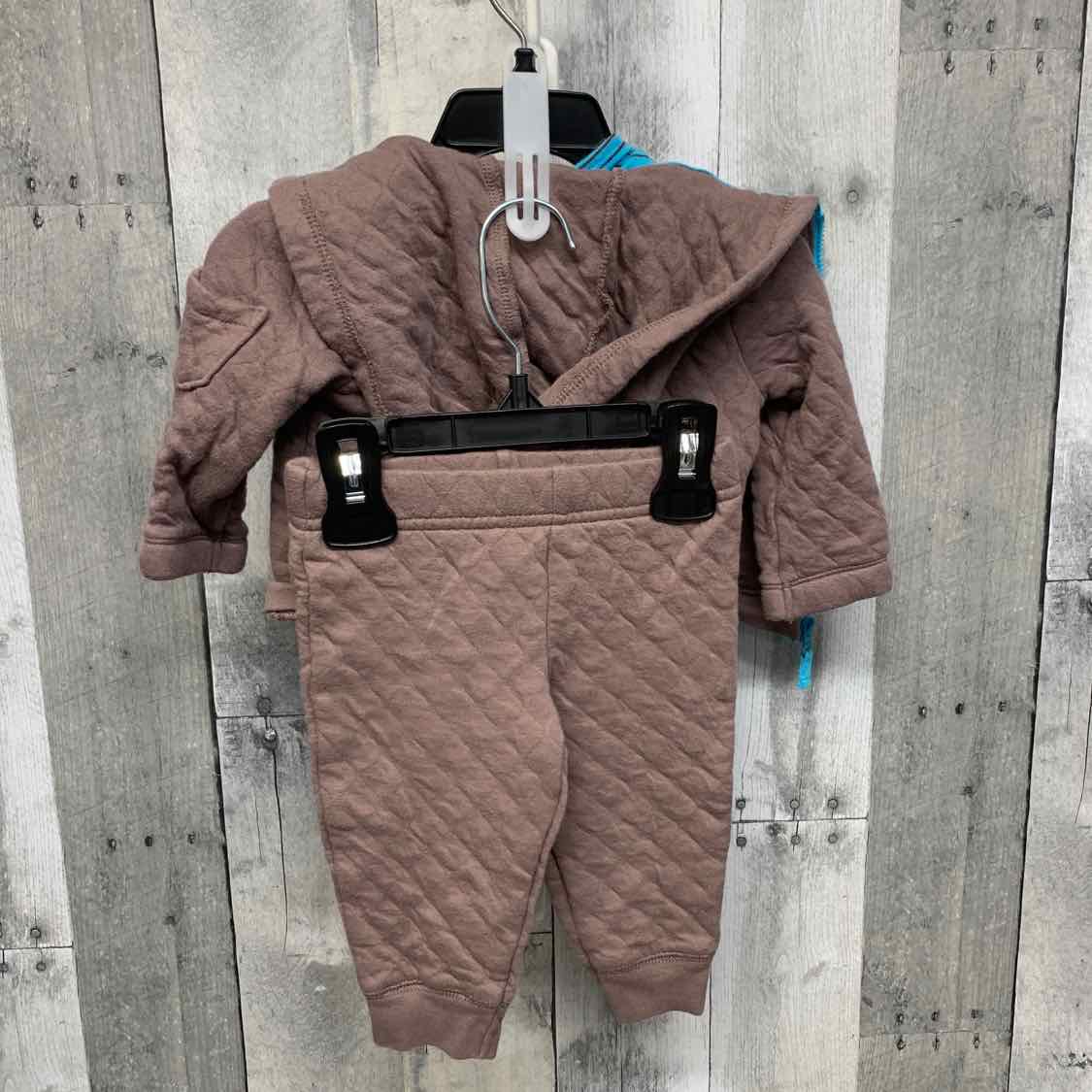 Size 6 Months Blue/Brown Carter's Shirt/Pants