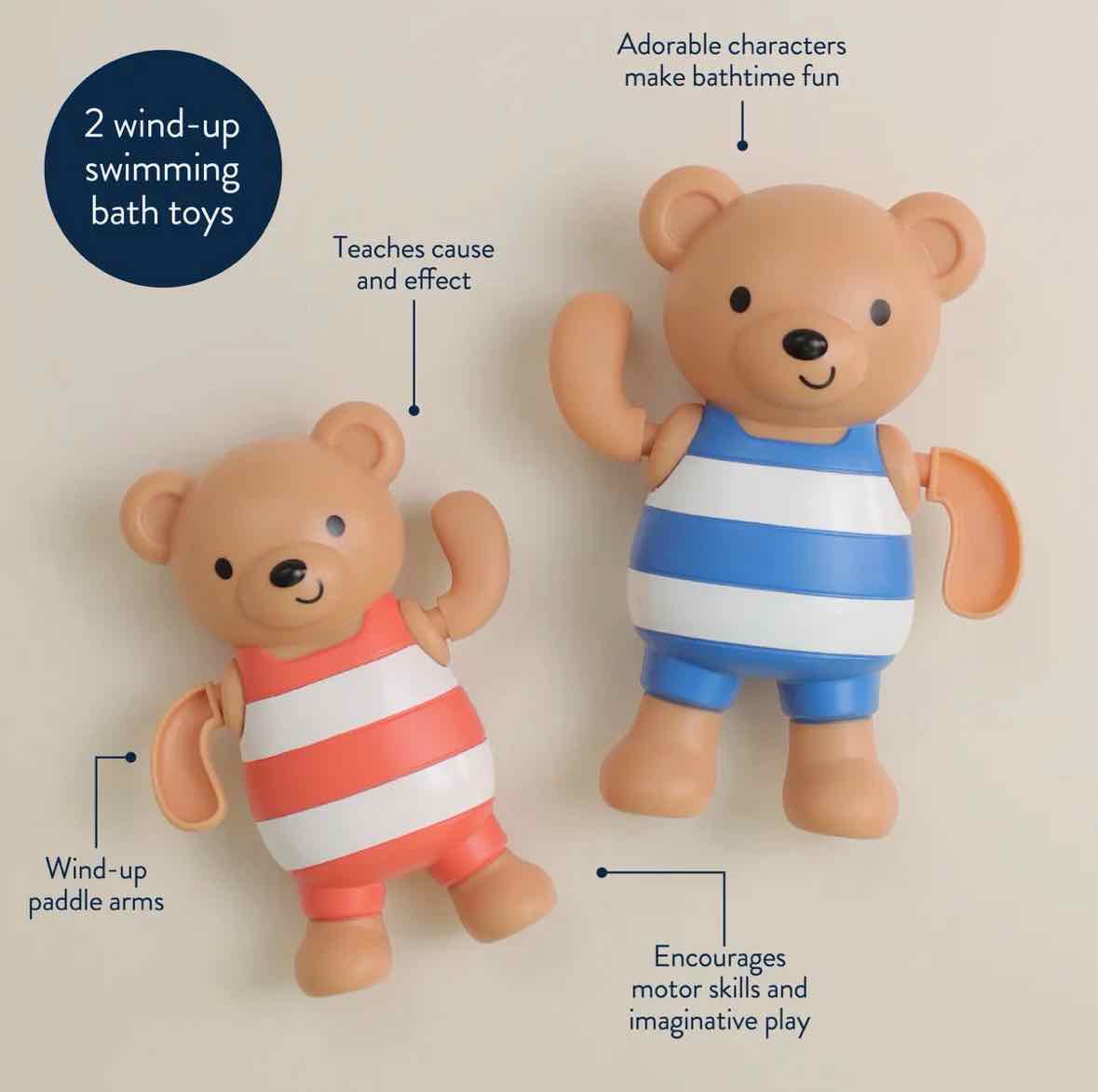 Itzy Ritzy Silly Swimmer Bath Toy - More Options - OodlesCB