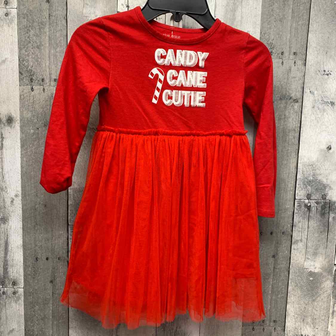 Size 4T Red Okie Dokie LS Dress