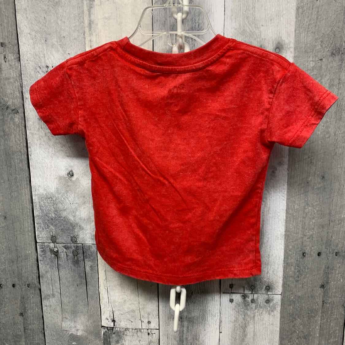 Size 12 Months Red Print Mid Brand T Shirt