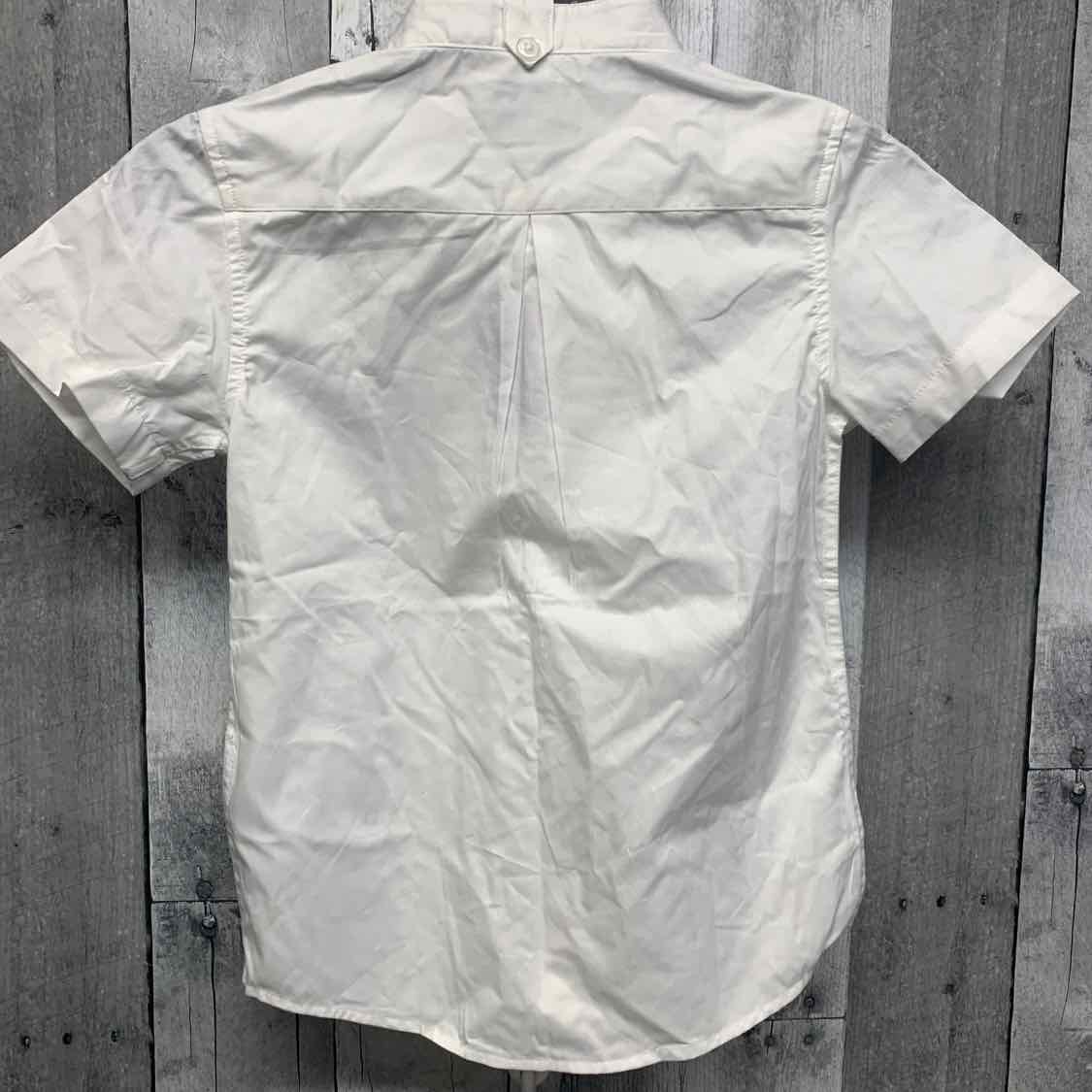 Size 6 White Mid Brand Button Up