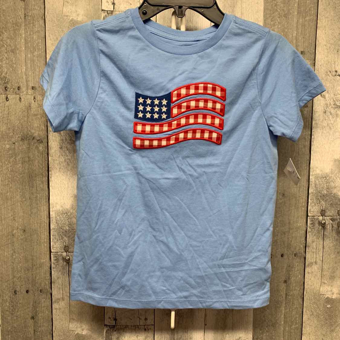 Size 6 Blue Graphic Crown & Ivy T Shirt